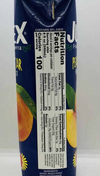 Jumex Peach Nectar 1L.