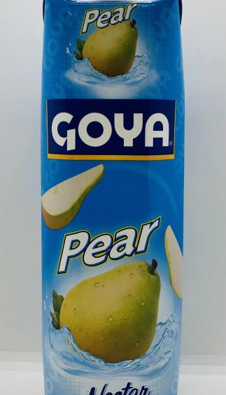 Goya Pear Nectar 1L.