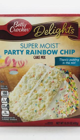 Super Moist Party Rainbow Chip Cake Mix