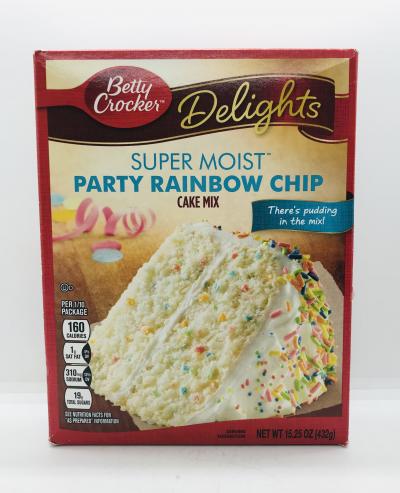 Super Moist Party Rainbow Chip Cake Mix