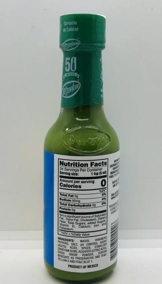 El Yucateco Green Hot Sauce 120mL.