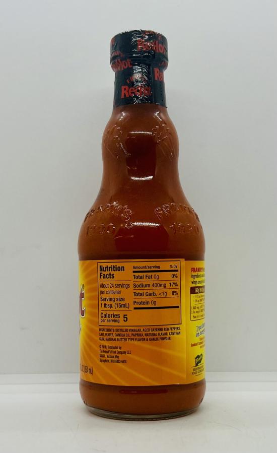 Frank's Red-Hot Wings 354mL.