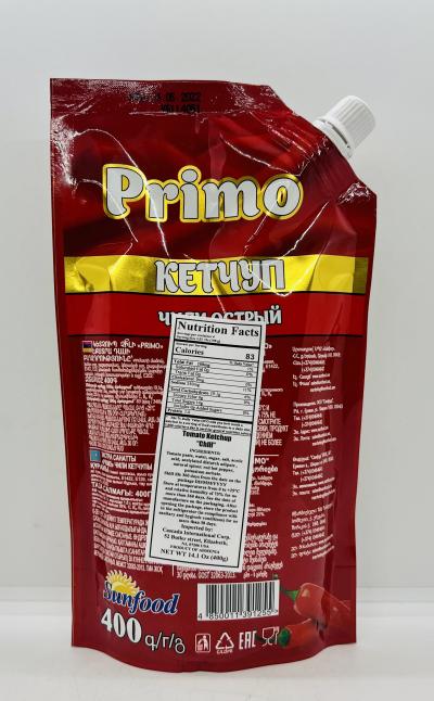 Primo Ketchup Chili 400g.