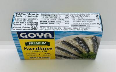 Goya Sardines in Olive Oil 120g.