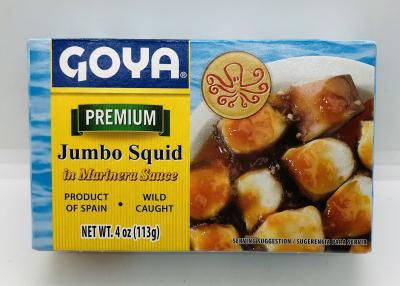 Goya Jumbo Squid in Marinera Sauce 113g.