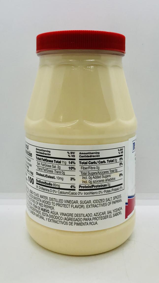 McCormic Mayonnaise 828mL.