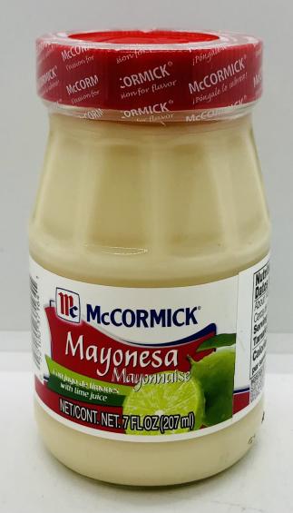 McCormic Mayonnaise 207mL.