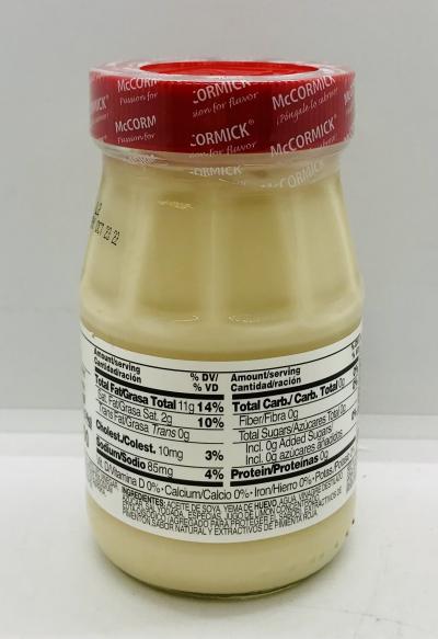 McCormic Mayonnaise 207mL.