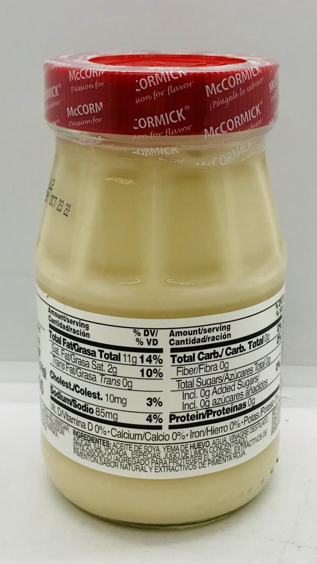 McCormic Mayonnaise 207mL.