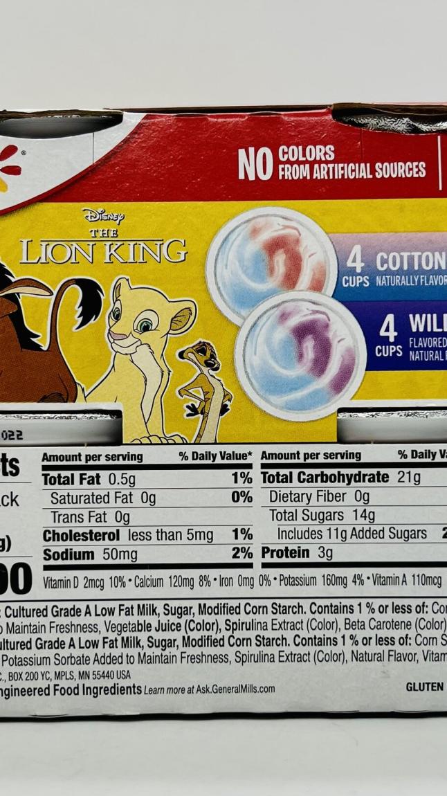 Yoplait Yogurt Lion King 907g.