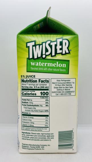 Twister Watermelon Flavored Drink 1.75L.