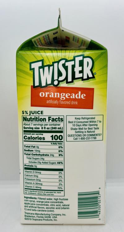 Twister Orangeade 1.75L.