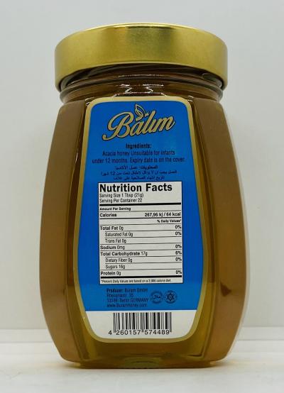 Balim Acacia Honey 500g.