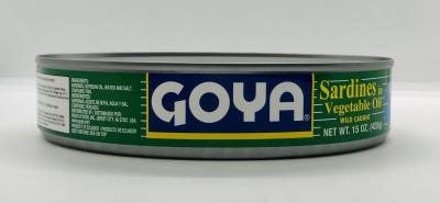 Goya Sardines in Vegetable Oil 425g.