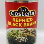 La Costena Refried Black Beans 580g.