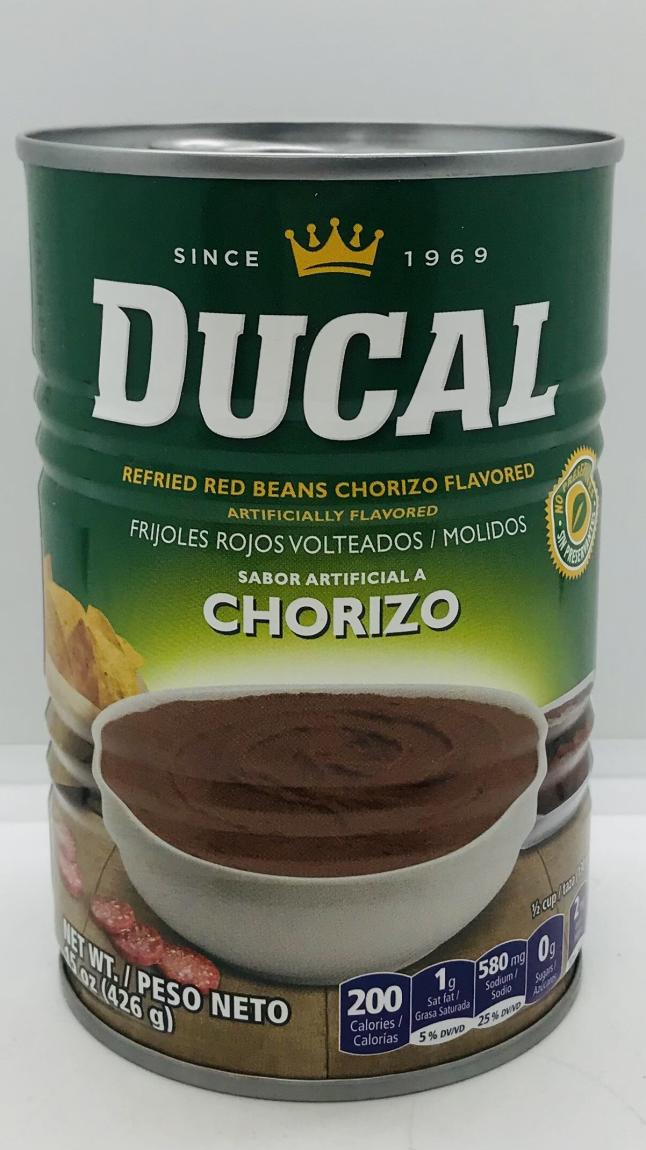 Ducal Red Beans Chorizo Flavored 426g.