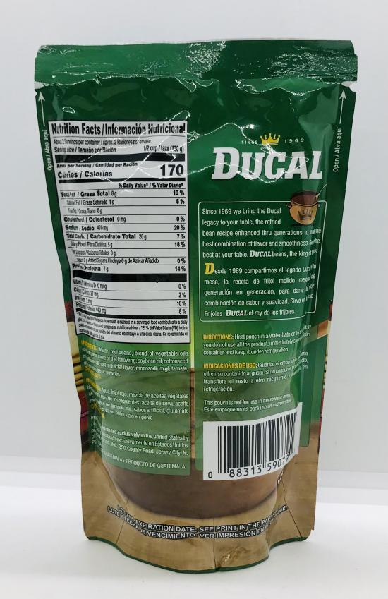 Ducal Refried Red Beans 227g