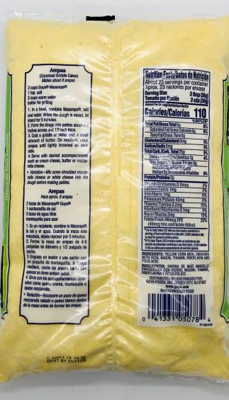 Goya Yellow Corn Meal Masarepa 680g.