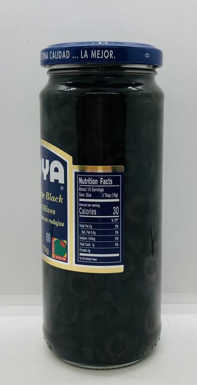 Goya Sliced Black Olives 163g.