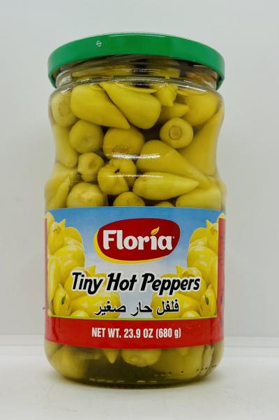 Floria Tiny Hot Peppers 680g.