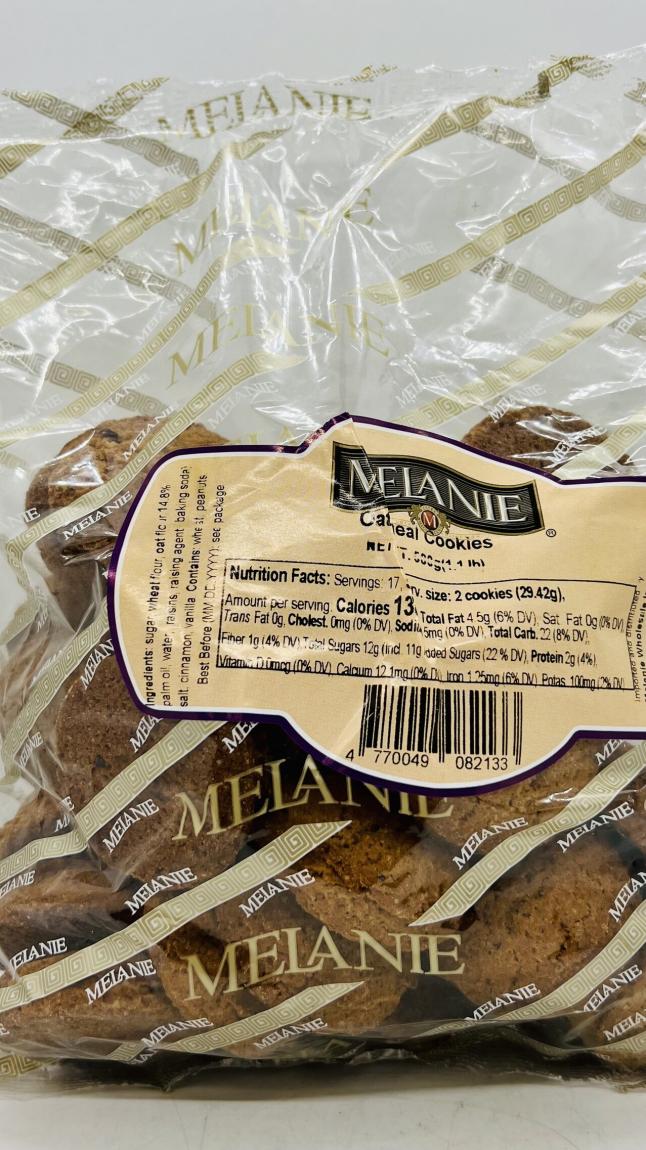 Melanie Oatmeal Cookies 500g.