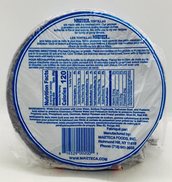 Maizteca Tortillas Blue 794g.