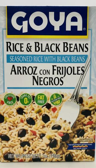 Goya Rice & Black Beans 198g.