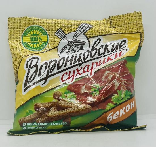 Vorontsovskiye Suxariki Bacon 80g.