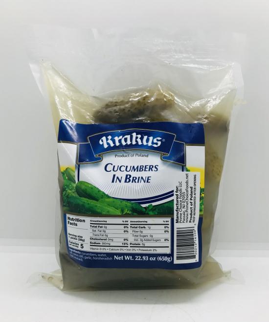 Krakus Cucumbers in Brine 650g