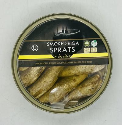 Smoked Riga Sprats in Oil 160g.