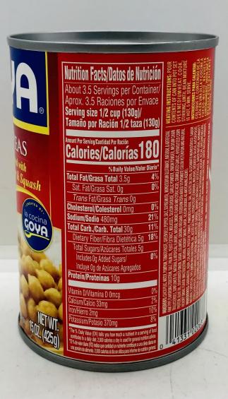 Goya Chickpeas 425g.