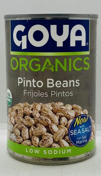 Goya Organics Pinto Beans 439g.