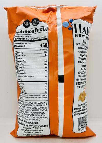 Hal's Buffalo Ranch Kettle Chips 141g.