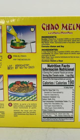 Chao Mein Lo Mein Noodles 340g.