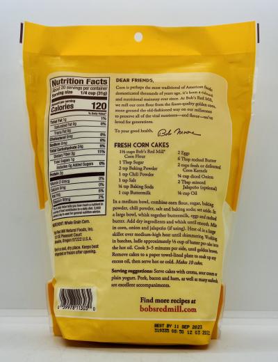 Bob's Red Mill Corn Flour 624g.