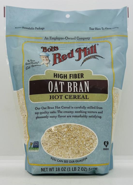 Bob's Red Mill Oat Bran Hot Cereal 510g.