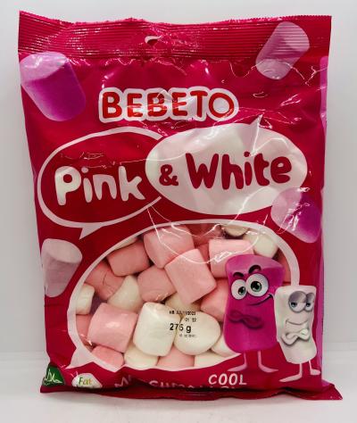 Bebeto Pink and White Marshmallow 275g.