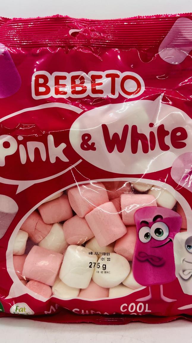 Bebeto Pink and White Marshmallow 275g.