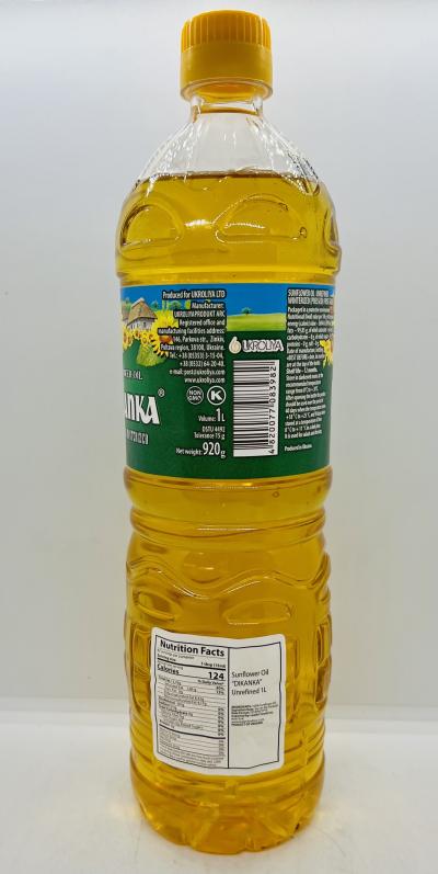 Dikanka Sunflower Oil Unrefined 1L.