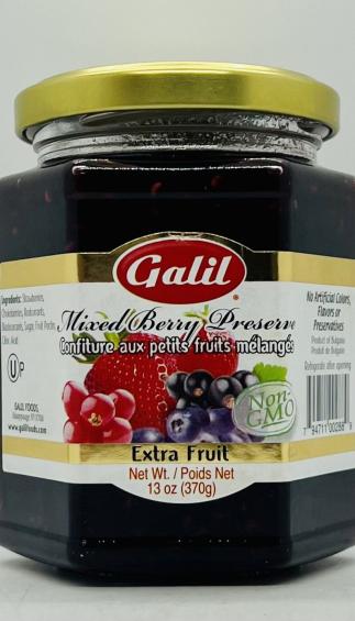 Galil Mixed Berry Preserve 370g.