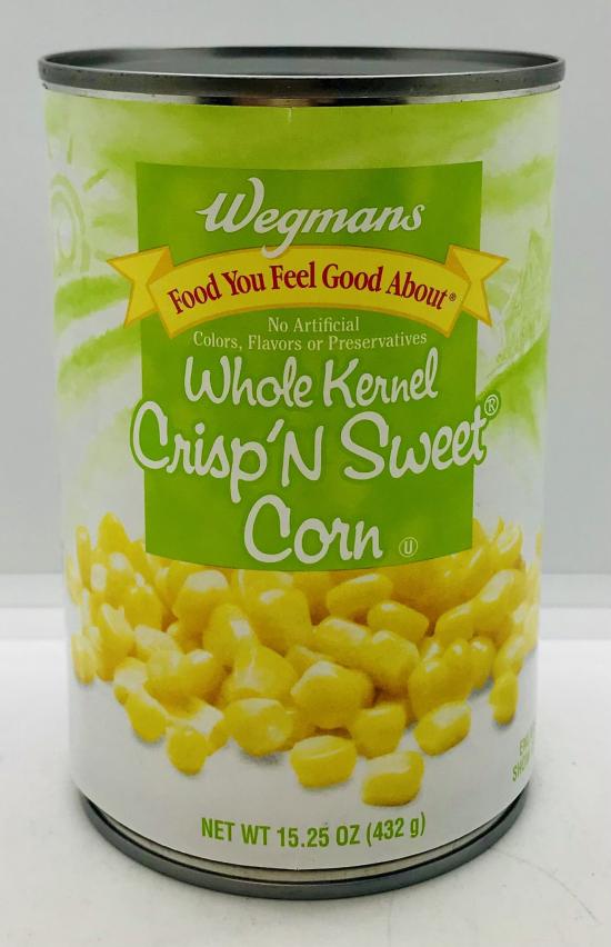 Wegmans Corn 432g.