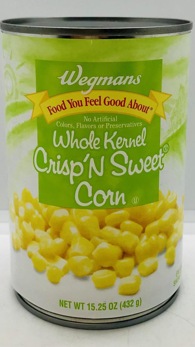 Wegmans Corn 432g.