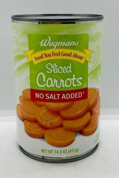 Wegmans Sliced Carrots 411g.