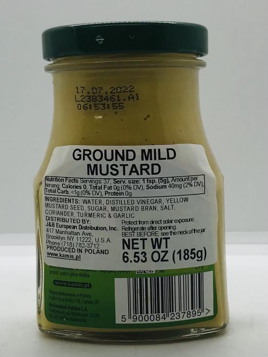 Kamis Ground Mild Mustard 185g