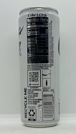 Coca-cola Marshmallow's Zero Sugar 355mL.