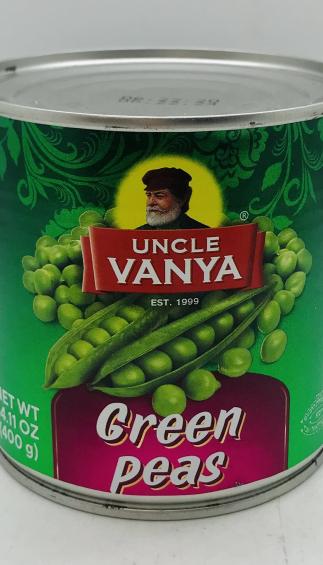 Uncle Vanya Green Peas 400g.