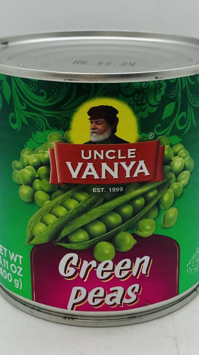 Uncle Vanya Green Peas 400g.