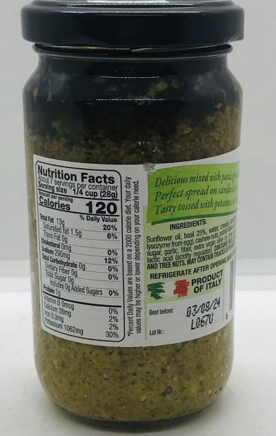 Sophia Italian Pesto 190g