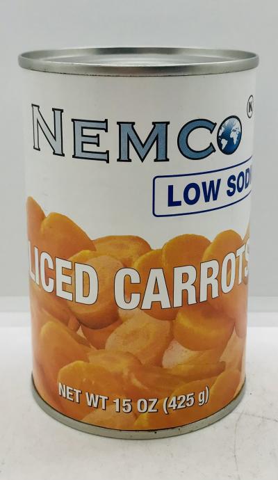 Nemco Sliced Carrots 425g.