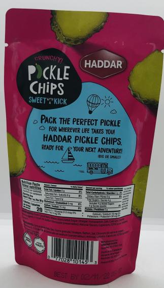 Haddar Pickle Chips Sweet with Kick 88.7ml